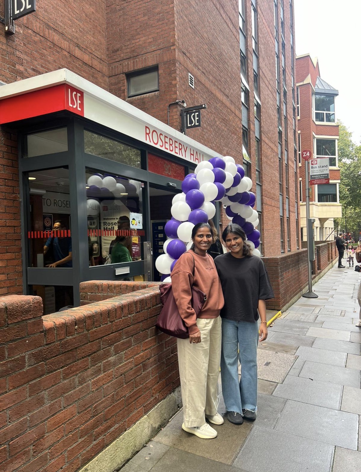 Move-in day. LSE, London.